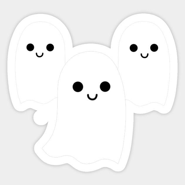 Ghosts Sticker by cptpuggles